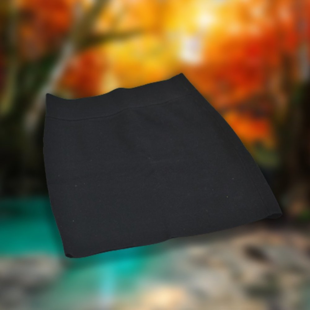 EXPRESS Black Skirt Used Has a Hole in The Back